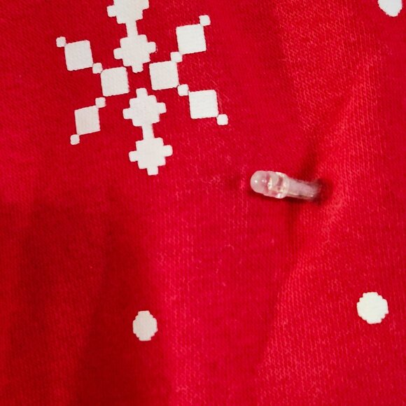 Coca-Cola womans xmas polar bear non working light up sweatshirt junior S  3-5 - Picture 3 of 7